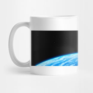 Earth and moon (R340/0673) Mug